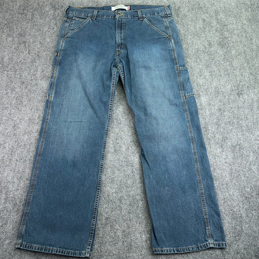 Levis Jeans Mens 38x32 (Fits 40x31) Medium Wash Carpenter Loose Straight Cotton